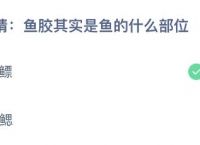 猜一猜鱼胶其实是鱼的什么部位9月26日蚂蚁庄园今日答案