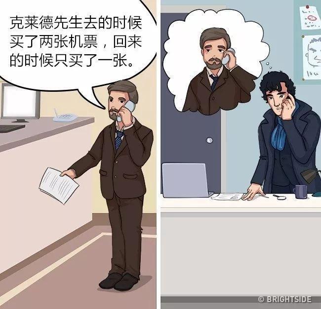 侦探询问了旅行社关于克莱德先生订机票的情况.jpg